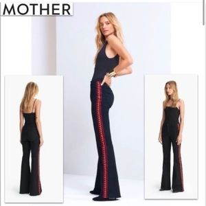 MOTHER size 26 Doozy Flare Trousers: Up in flames